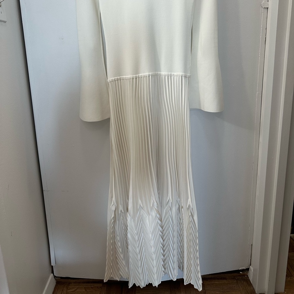 SIMKHAI Damoni Pleated Midi Dress - Picture 7 of 11